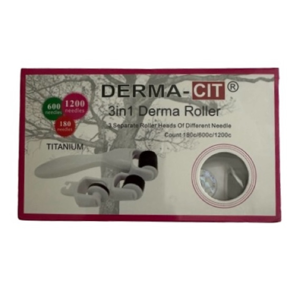 New DERMA - CIT: 3-in-1 Derma Roller with Titanium Needle